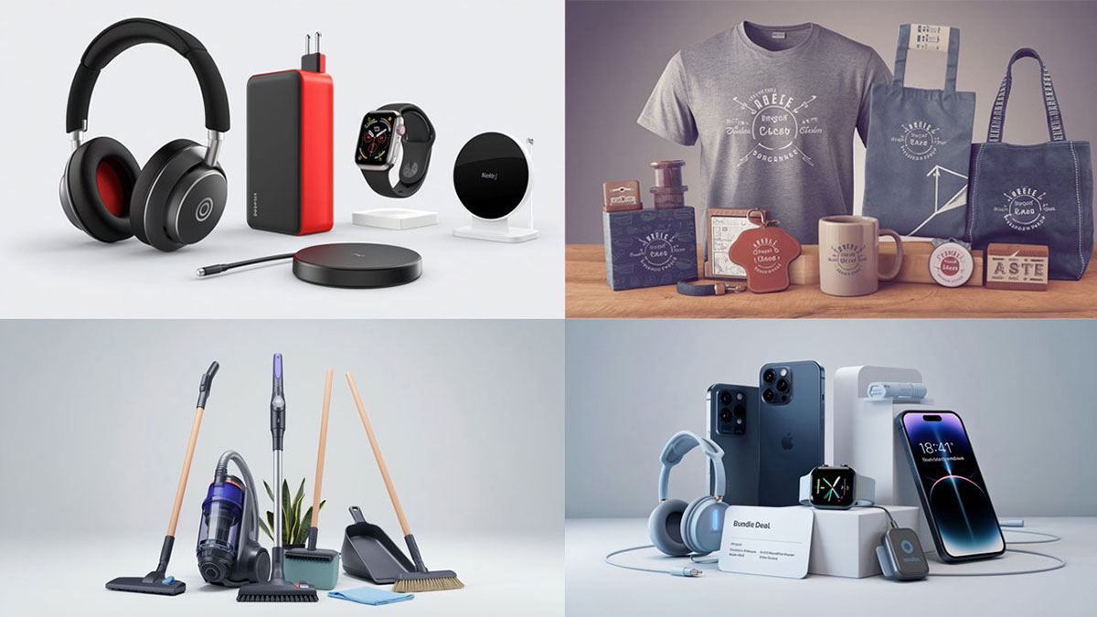 Categories we refurbish — electronics, accessories, apparel, small appliances, phones